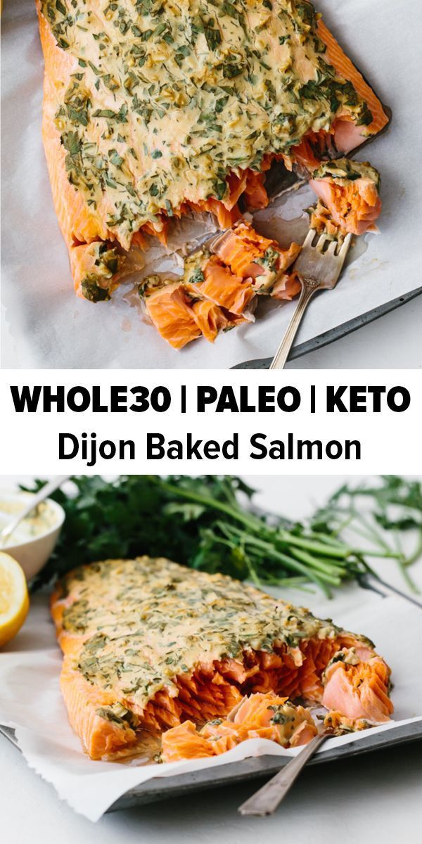 Dijon Baked Salmon - The Best Baked Salmon Recipe | Downshiftology -   15 healthy recipes Beef cleanses ideas