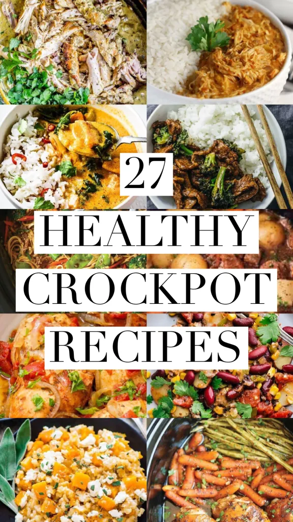 25 Healthy Crockpot Easy Recipes - Clean Eating - Recipes Destination -   15 healthy recipes Clean dinner ideas