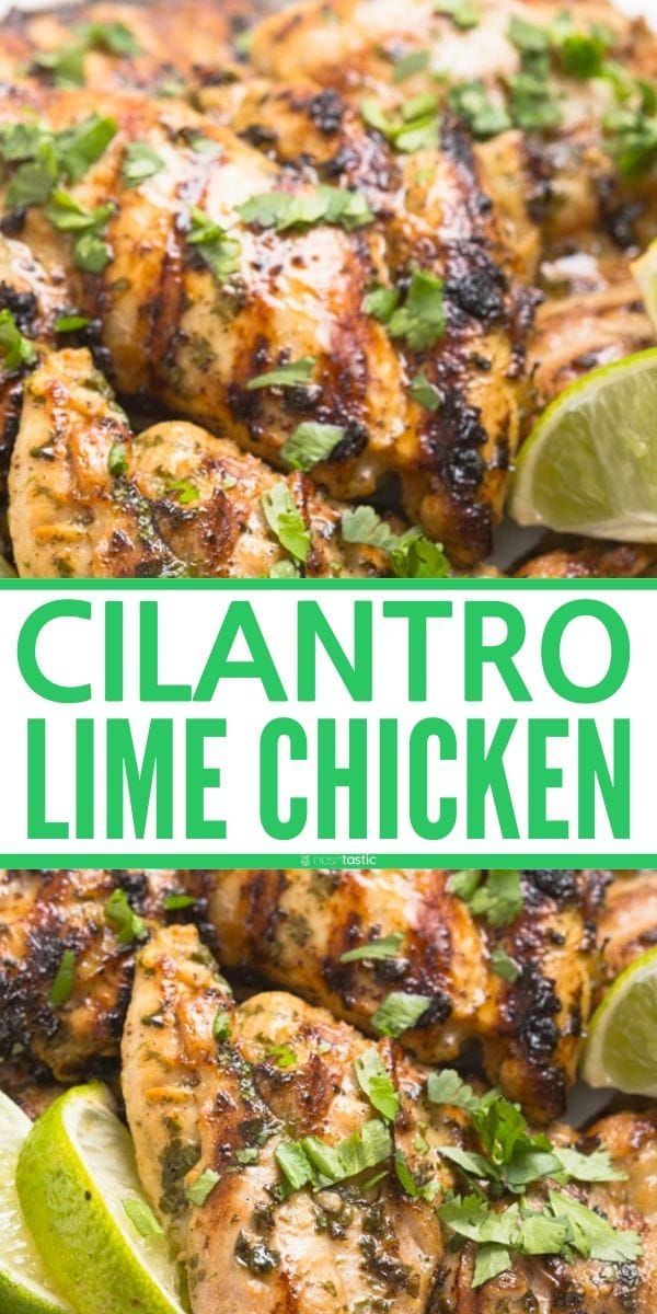 Cilantro Lime Chicken (Keto, Paleo, Whole30) -   15 healthy recipes Clean dinner ideas