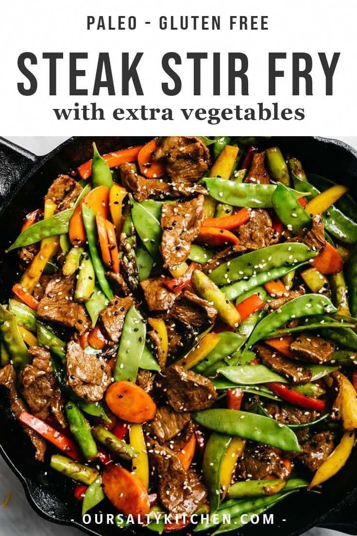 Mostly Vegetable Steak Stir Fry -   15 healthy recipes Clean dinner ideas