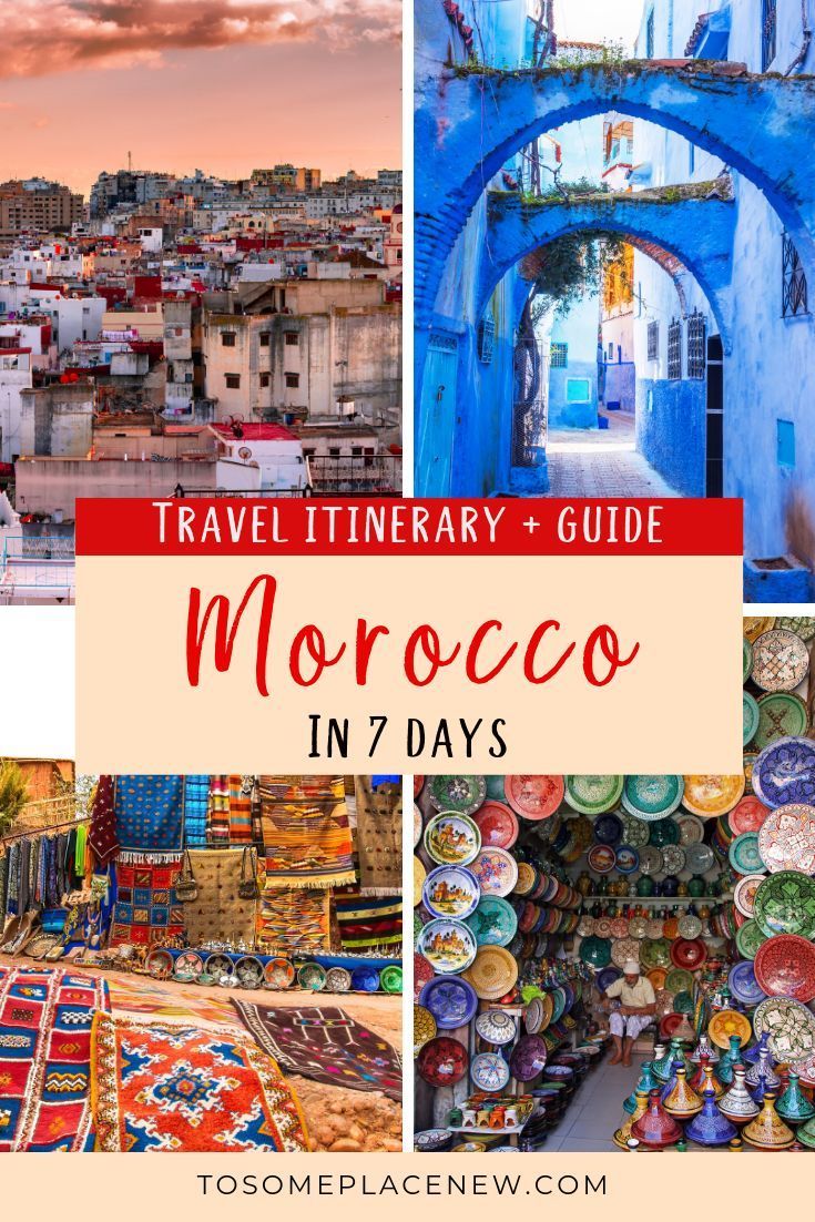 Northern Morocco Itinerary 7 days for first time visitors - tosomeplacenew -   15 travel destinations Photography cities ideas