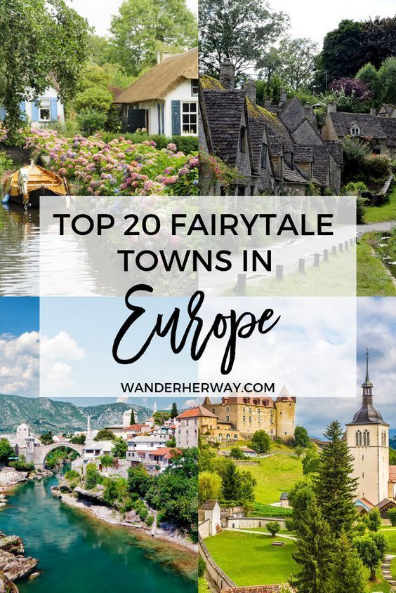 20 Magical Fairytale Towns in Europe You Need to Visit -   15 travel destinations Photography cities ideas