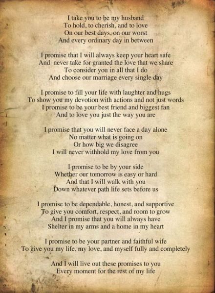 Wedding vows to husband inspiration i love 42 Ideas -   15 wedding Day frases ideas