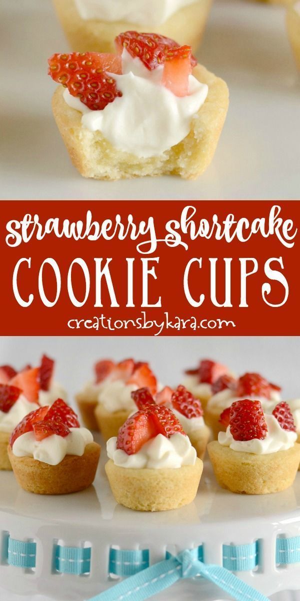 Mini strawberry shortcake cups -   16 fruity desserts Recipes ideas