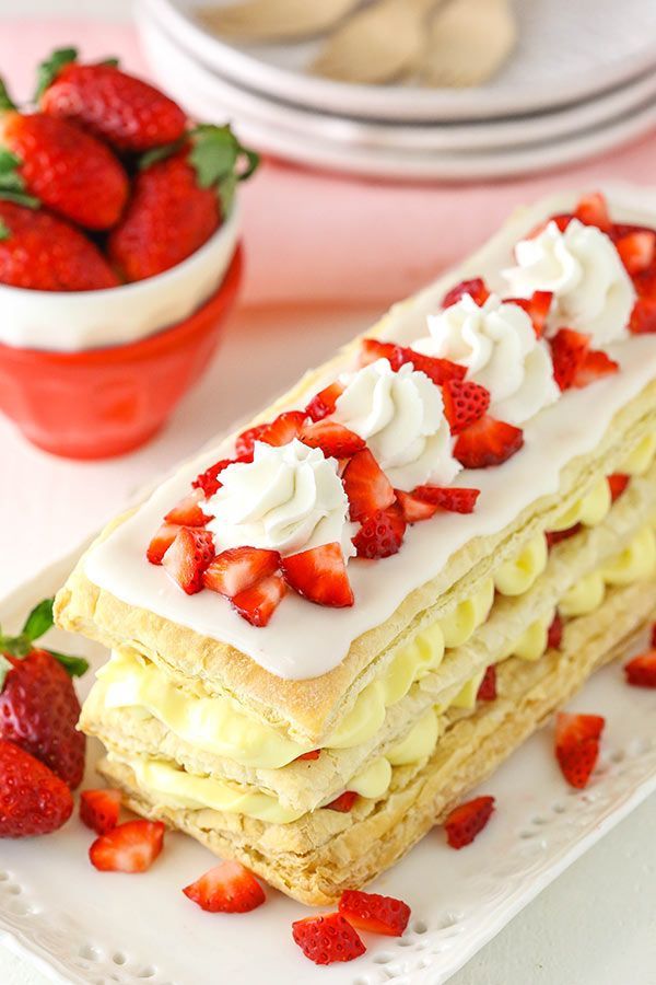 Strawberry Napoleons | Easy Strawberry Dessert Recipe -   16 fruity desserts Recipes ideas