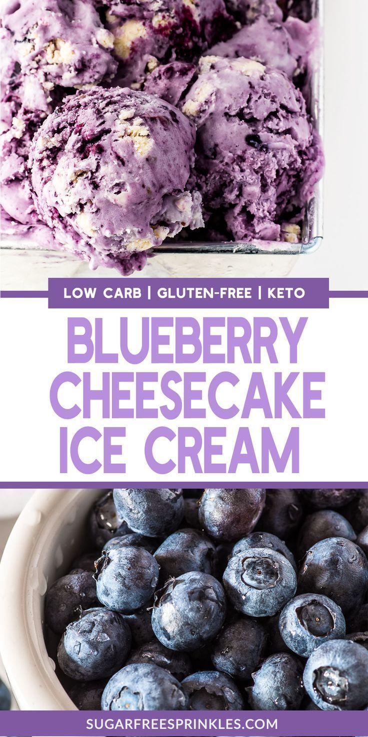Blueberry cheesecake ice cream -   16 fruity desserts Recipes ideas