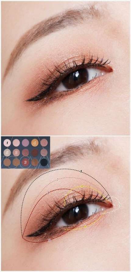 57 Ideas For Makeup Asian Eyes Monolid Eyeshadows -   16 makeup Asian eyes ideas