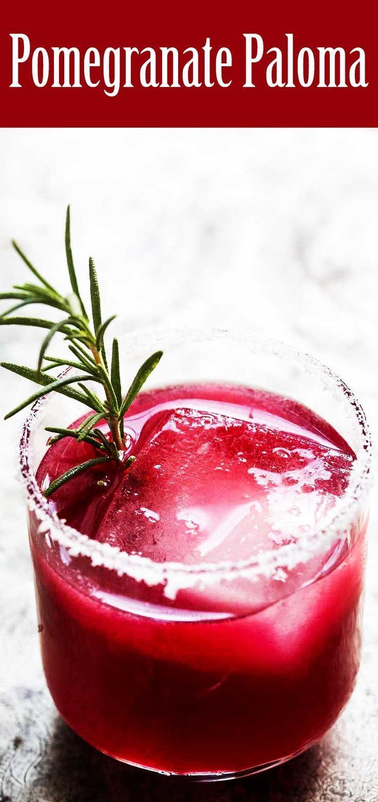 Pomegranate Paloma Recipe | SimplyRecipes.com -   16 red holiday Drinks ideas