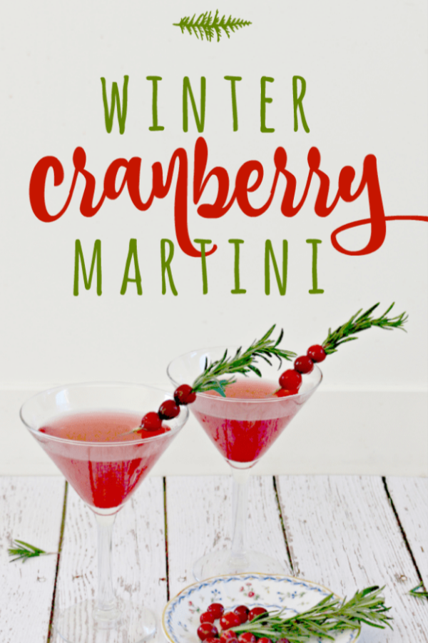 Winter Cranberry Martini | Tabler Party of Two -   16 red holiday Drinks ideas