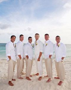 11 Common Myths About Beach Wedding Groomsmen Attire -   16 wedding Beach groomsmen ideas