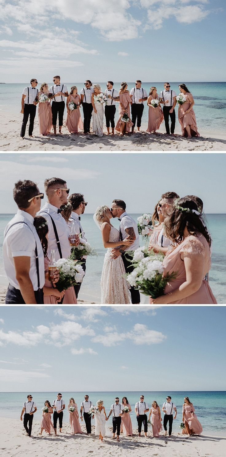Emmalee & Claye's Rustic Cocktail Wedding -   16 wedding Beach groomsmen ideas