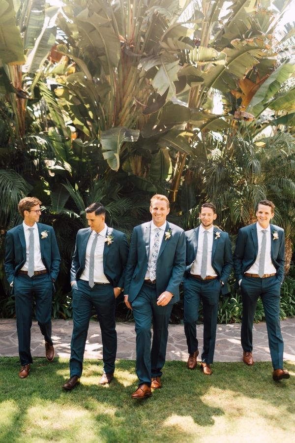 Tropical Beach Wedding with Palm Fronds and Ocean Breeze ? Ruffled -   16 wedding Beach groomsmen ideas