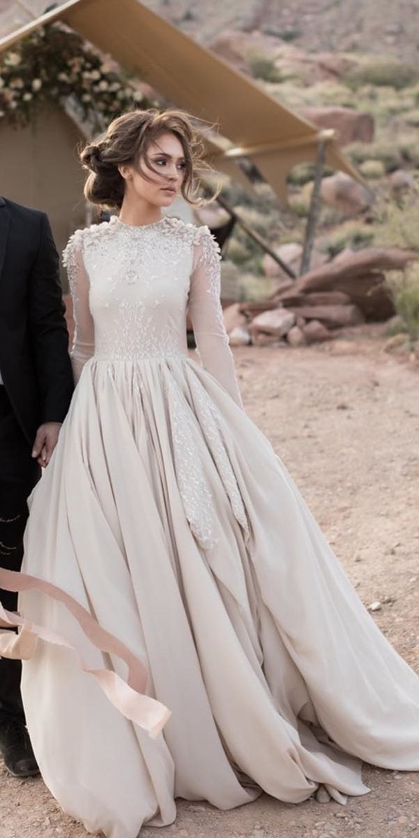 30 Cute Modest Wedding Dresses To Inspire | Wedding Forward -   16 wedding DIY dress ideas