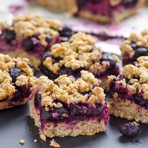 Clean Eating Blueberry Crumb Bars | Healthy Aperture -   17 desserts Blueberry clean eating ideas