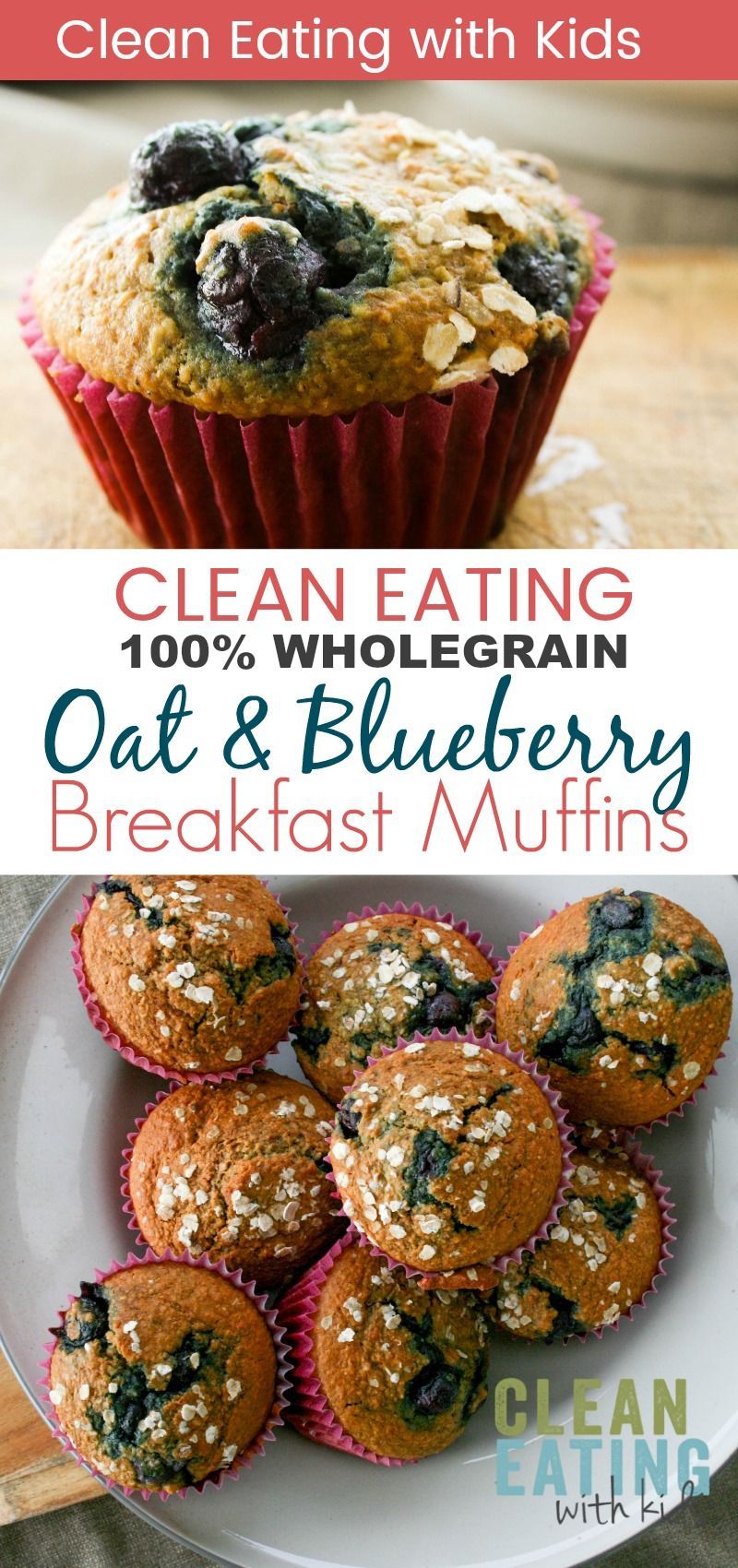 Clean Eating Oat Bran Blueberry Muffins - Clean Eating with kids -   17 desserts Blueberry clean eating ideas