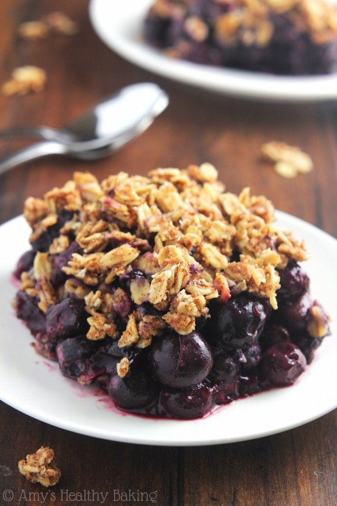 Clean Blueberry Almond Crumble -   17 desserts Blueberry clean eating ideas