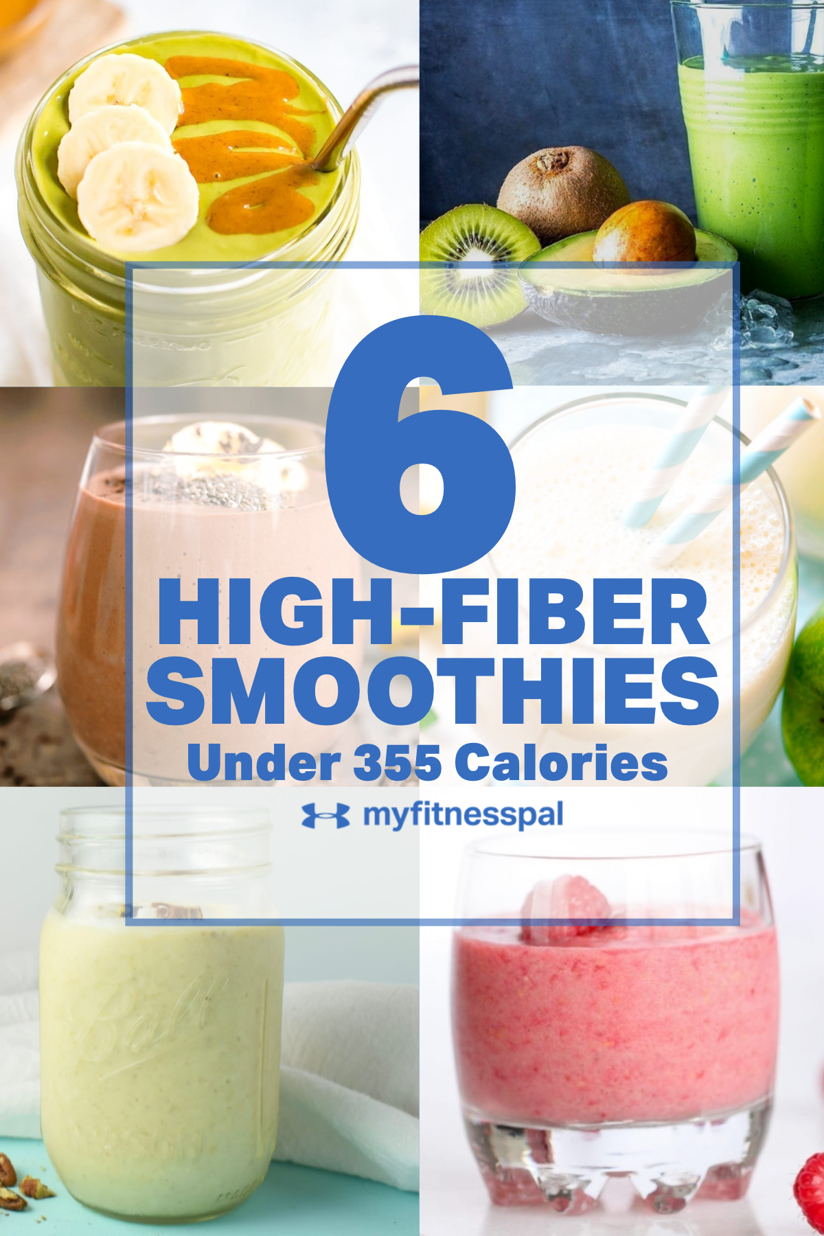 6 High Fiber Smoothies Under 355 Calories -   17 healthy recipes Smoothies sugar ideas
