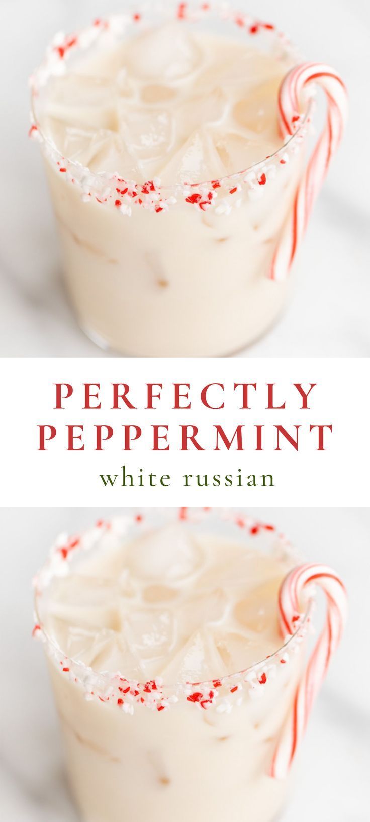 Perfectly Peppermint White Russian | Julie Blanner -   17 holiday Cocktails vodka ideas