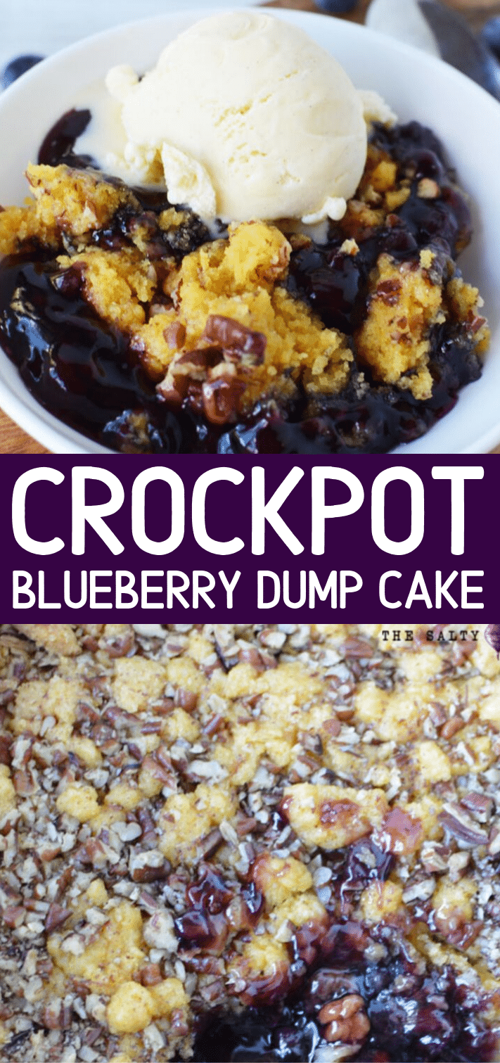 Blueberry Dump Cake -   17 holiday Desserts crockpot ideas