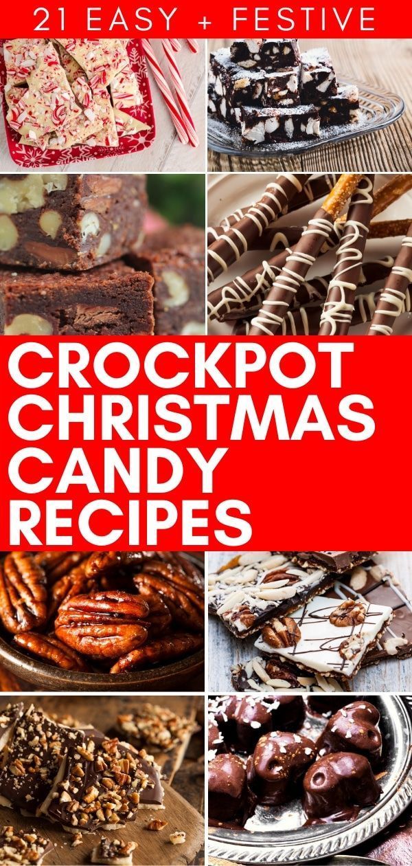 21 Easy Crockpot Candy Recipes | Word To Your Mother Blog -   17 holiday Desserts crockpot ideas