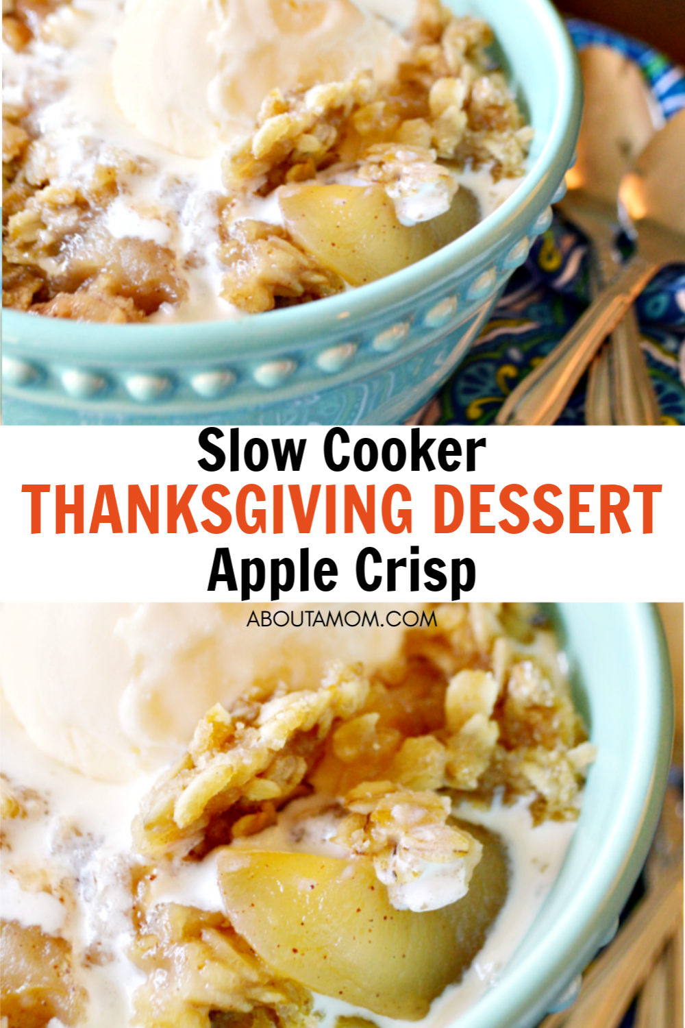 Thanksgiving Dessert - Slow Cooker Apple Crisp -   17 holiday Desserts crockpot ideas