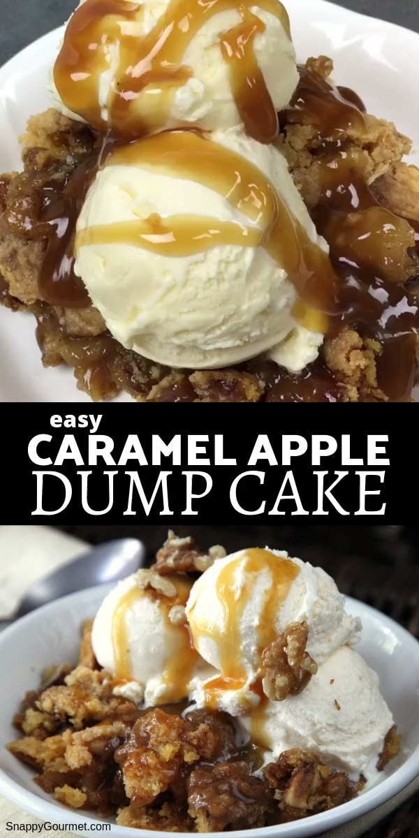 Caramel Apple Dump Cake -   17 holiday Desserts crockpot ideas