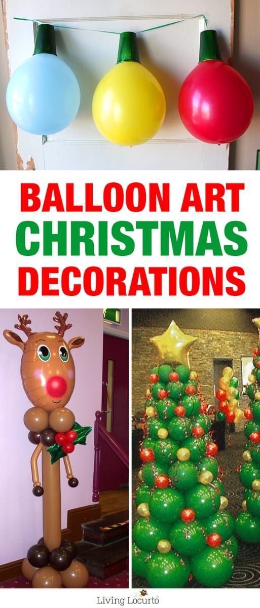 Christmas Balloon Art | DIY Holiday Party Decorations -   17 holiday Party home ideas
