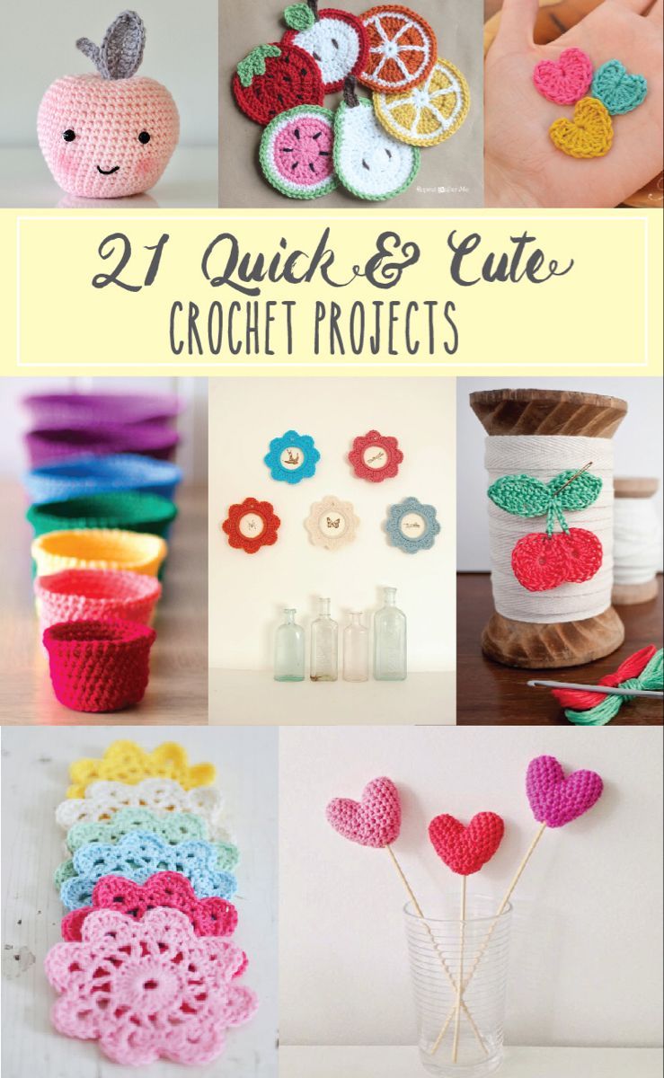 21 Cute and Colorful Crochet Projects | -   17 knitting and crochet Projects crafts ideas