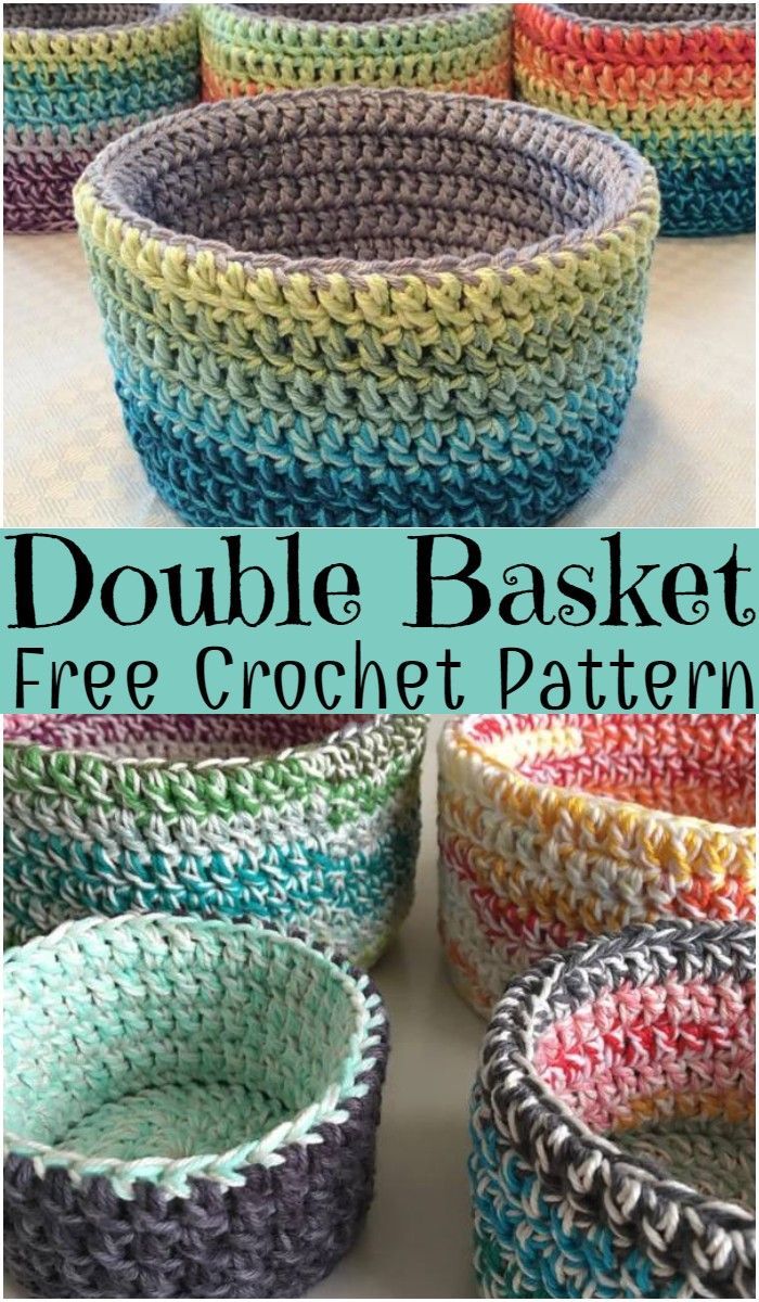 Mind-Blowing Easy To Make Crochet Basket Patterns And Ideas -   17 knitting and crochet Projects crafts ideas