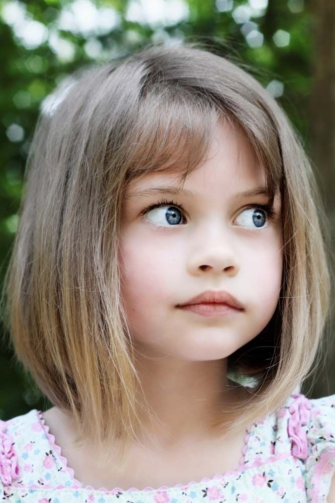 Cute And Comfortable Little Girl Haircuts To Give A Try To -   17 little girl hairstyles With Bangs ideas