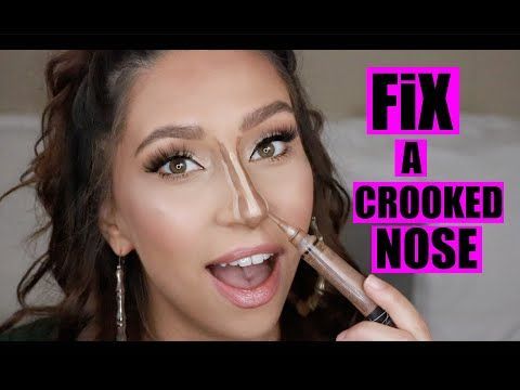 HOW TO FIX A CROOKED NOSE WITH MAKEUP! -   17 makeup Contour nose ideas