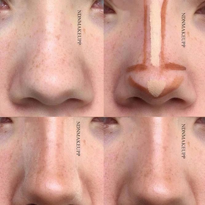 17 makeup Contour nose ideas