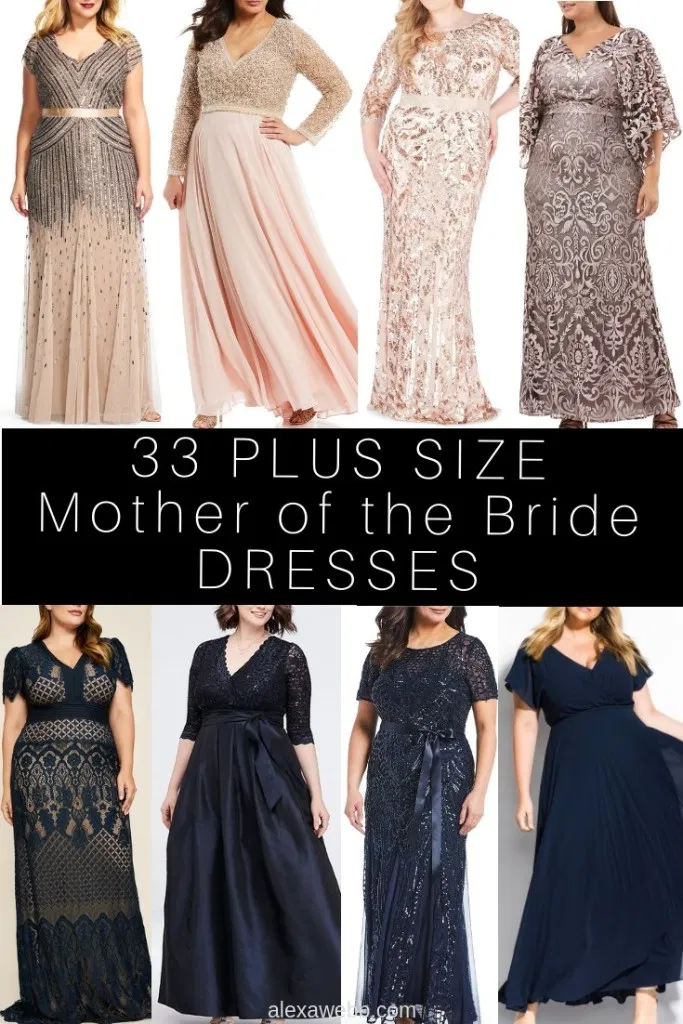 33 Plus Size Mother of the Bride Dresses - Alexa Webb -   17 mother of the bride dress Plus Size ideas