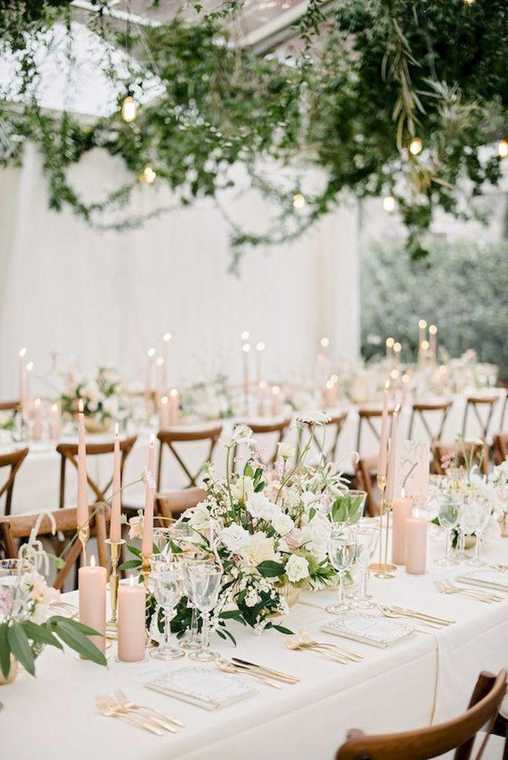 The Best 25 Romantic Blush Wedding Ideas for Brides to Follow -   17 wedding Table romantic ideas