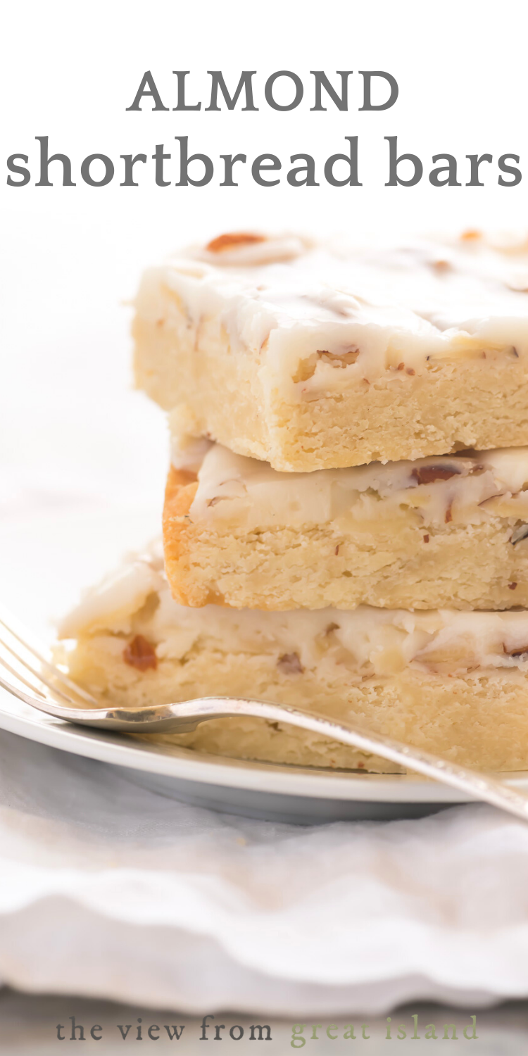 Almond Shortbread Bars -   18 desserts Easy recipes ideas
