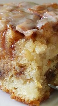 Apple Cinnamon Roll Cake -   18 desserts Easy recipes ideas