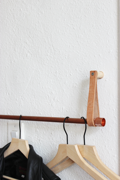 The $10 Way to Tame Your Bedroom's Biggest Trouble Spot -   18 DIY Clothes Hanger wall ideas