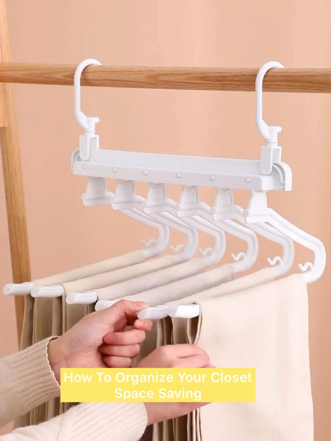 Space Saving Tips-How to organize clothes pants -   18 DIY Clothes Hanger wall ideas