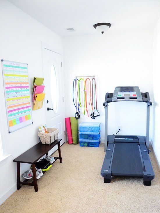 15 Things Every Workout Nook Needs | Domino -   18 fitness Room shape ideas