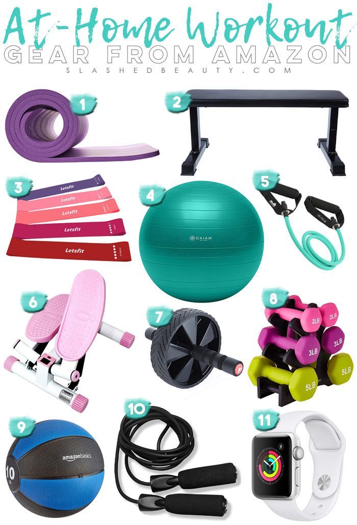 11 Must-Have At Home Workout Gear Picks from Amazon | Slashed Beauty -   18 fitness Room shape ideas