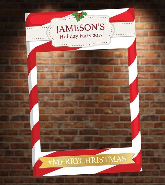 Candy Cane Holiday Photo Booth. Party Prop Frame. Digital File only -   18 holiday Photos diy ideas