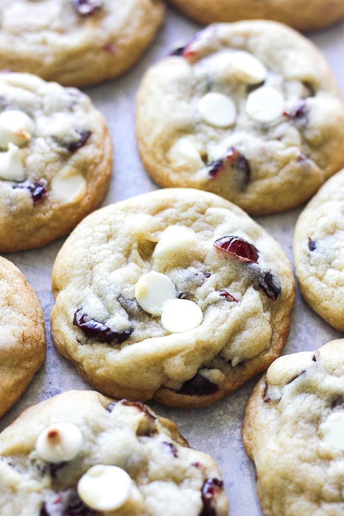 Chewy cranberry white chocolate chip cookies -   18 holiday Season white chocolate ideas