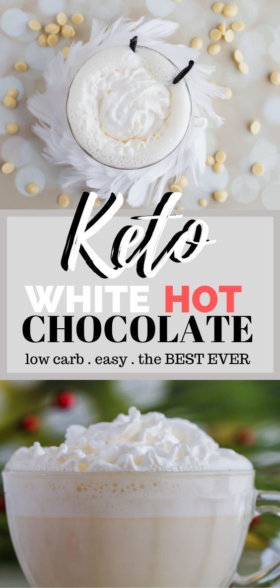 Keto White Hot Chocolate Recipe -   18 holiday Season white chocolate ideas