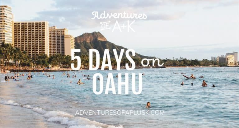 5 Days on Oahu Itinerary | The best things to do + where to eat! -   18 travel destinations Tropical oahu hawaii ideas