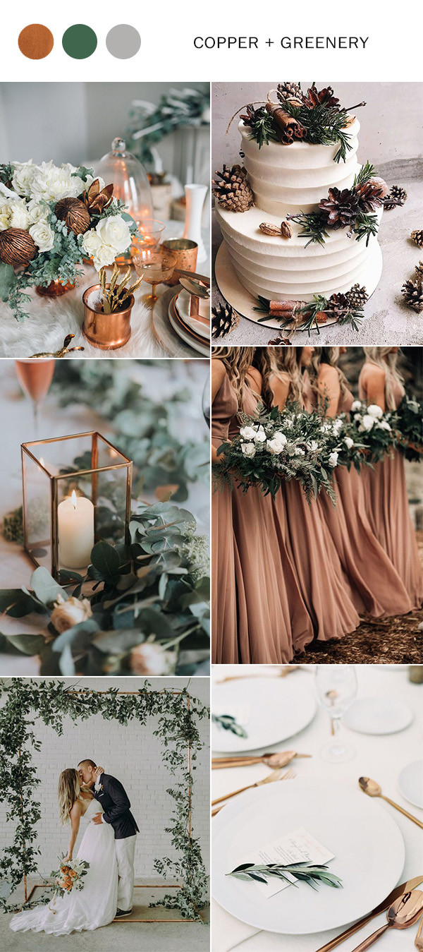 Top 10 Winter Wedding Color Ideas for 2019 & 2020 - Oh Best Day Ever -   18 wedding colors ideas