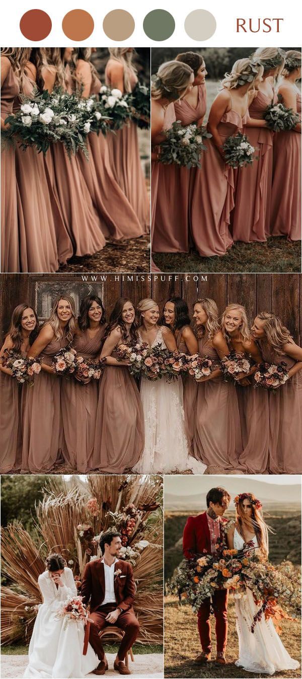20 Rusic Bohemian Rust Wedding Color Ideas -   18 wedding colors ideas