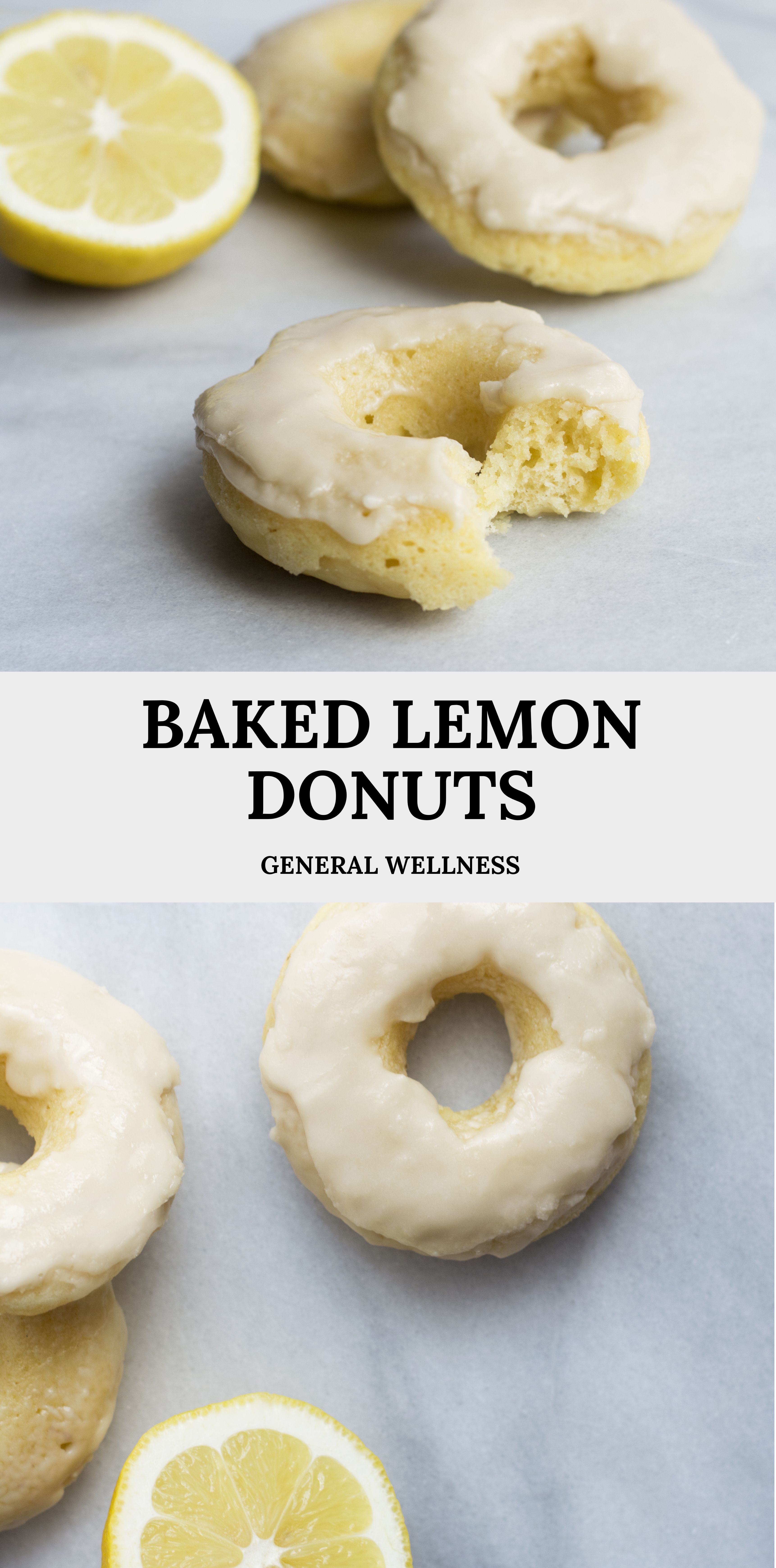 Baked Lemon Donuts -   19 desserts Lemon sweets recipe ideas
