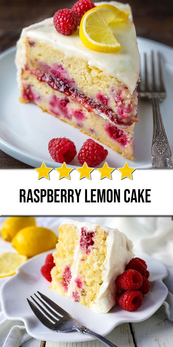 Raspberry Lemon Cake -   19 desserts Lemon sweets recipe ideas
