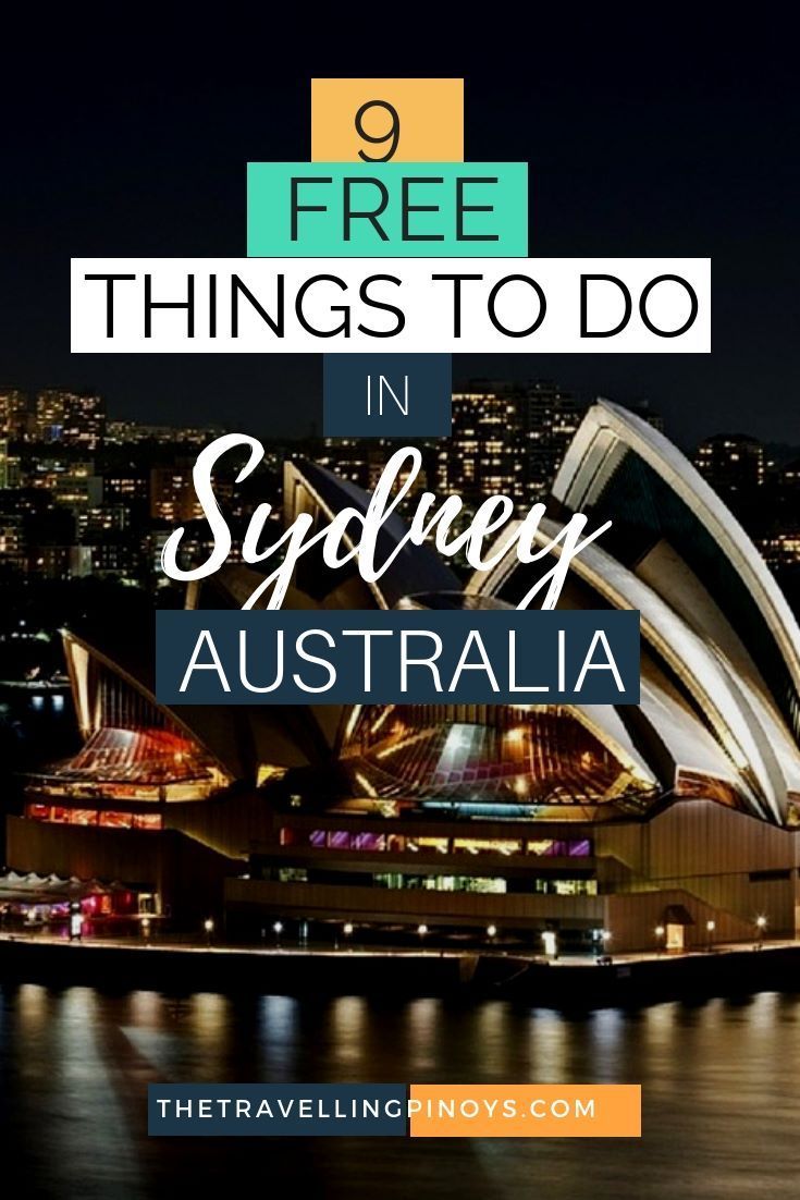 9 Free Things To Do In Sydney Australia -   19 travel destinations Australia sydney ideas