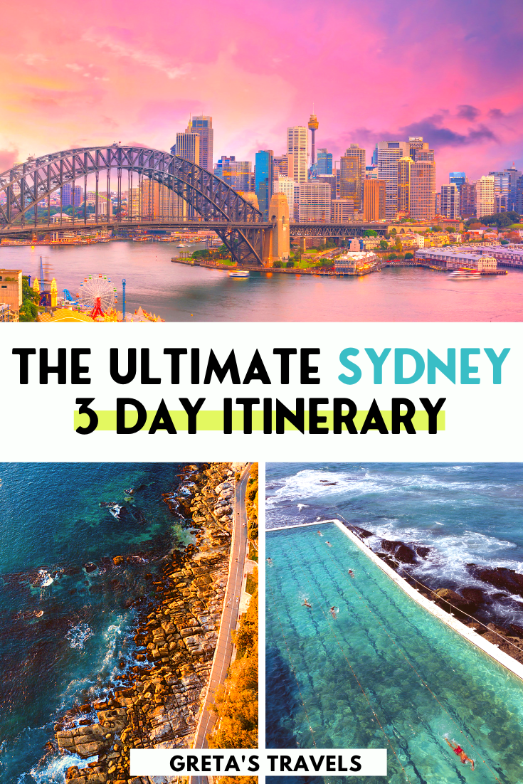 The Ultimate Sydney 3 Day Itinerary -   19 travel destinations Australia sydney ideas